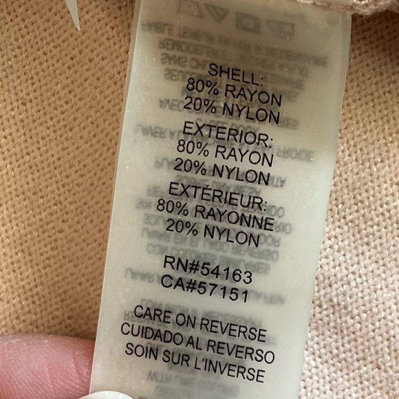 Calvin Klein Women’s Long Sleeve Crewneck Pullover Ruffle Knit Top Pink - Picture 7 of 10